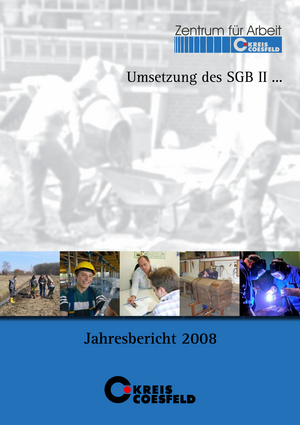 Titelseite des Jahresberichts 2008